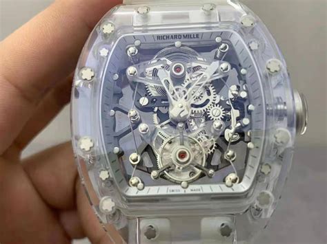 richard mille transparent replica